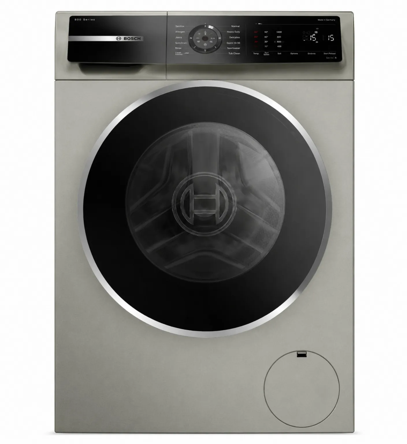 ماشین لباسشویی بوش WGB246AXUC سری 800 آمریکا نمای روبرو