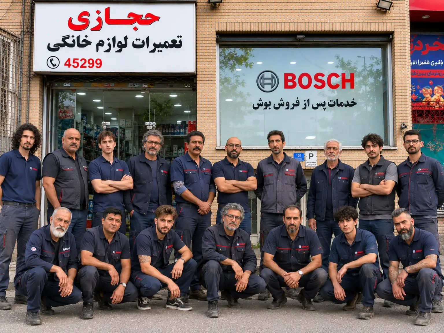 تکنسین های بوش حجازی