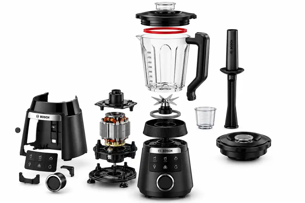 نمای انفجاری مخلوط کن بوش MMB6652B و قطعات داخلی