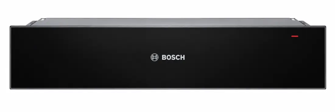 کشوی گرم‌کن توکار بوش مدل BIC630NB1 سری ۸ مشکی با زمینه سفید